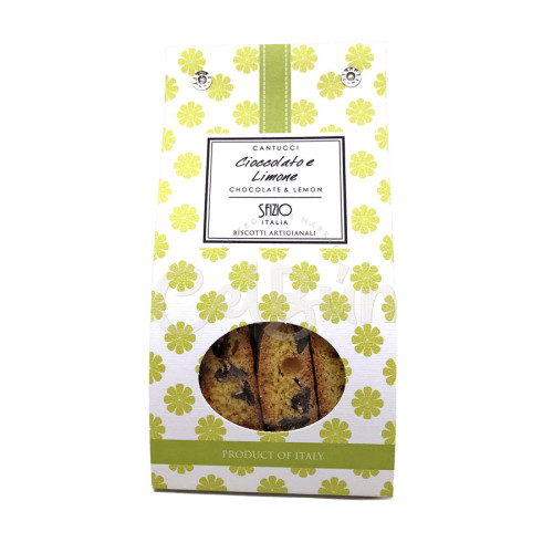 Cantucci cu ciocolată și lămâie - 200 g